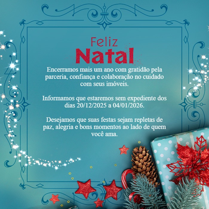 Feliz natal e um prospero ano novo!
